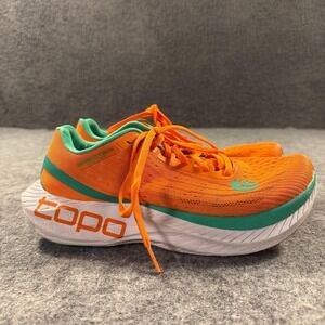 Topo Athletic Specter Running Shoes Mens Size 7.5 Orange Seafoam Cushioned